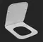 Сиденье для унитаза «Art&Max» Liberty AM015SC ультратонкое дюропласт с микролифтом белое, фотография №3