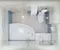 Ванна акриловая «Triton» Николь 160/100 (Щ0000048679) обрезанная без опор без сифона белая левая, фотография №3