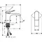 Смеситель для раковины «Hansgrohe» Vivenis 75012700 белый матовый, картинка №2