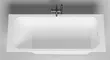 Ванна из литьевого мрамора «Salini» Orlanda Kit 160/70 S-Sense с ножками с сифоном белая глянцевая, фотография №3
