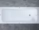 Ванна из литьевого мрамора «Salini» Orlanda Kit 180/80 S-Sense с ножками с сифоном белая глянцевая, фотография №3