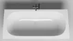 Ванна из литьевого мрамора «Salini» Ornella Axis 180/80 S-Sense с ножками без сифона белая матовая, фотография №7