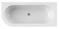 Ванна акриловая «Cezares» Slim Corner 180/80 с ножками с сифоном белая правая, картинка №2