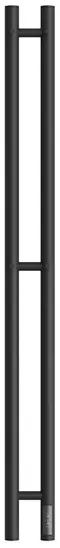 Электрический полотенцесушитель «Point» Деметра PN12812B П3 8/120 чёрный правый, картинка №2