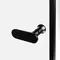 Душевой угол-ограждение «New Trendy» New Soleo Black 100/120 прозрачный/чёрный матовый прямоугольный без поддона левый , картинка №2