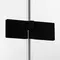 Душевая дверь «New Trendy» Avexa Black 120/200 прозрачная/чёрная матовая правая, фотография №3