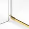 Душевая дверь «New Trendy» Avexa Gold Brushed 120/200 прозрачная/брашированное золото левая, фото №9