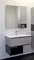 Мебель для ванной подвесная «Comforty» Франкфурт 75 бетон светлый/чёрный, фото №1
