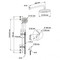 Душевая система «Swedbe» Platta 5535 хром, изображение №4