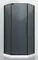 Душевой угол-ограждение «Black & White» S815 BG 90/90 тонированный/чёрный универсальный без поддона, фото №1