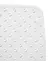Противоскользящий коврик в ванну «Ridder» Capri 66081 72/38 каучук белый, картинка №2