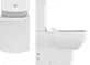 Унитаз компакт «Isvea» Soluzione 10SZ04002SV-10BPS1002SV (40S80200I) белый с сиденьем дюропласт с микролифтом белое, картинка №2