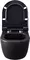 Подвесной унитаз безободковый «Allen Brau» Priority 4.31002.31/4.31004.31 черный матовый с сиденьем дюропласт с микролифтом чёрное, изображение №4