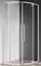 Душевой угол-ограждение «AQUAme» AQM7101-8 80/80 четверть круга прозрачный/хром без поддона, фото №1