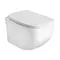 Подвесной унитаз безободковый «Axa» White Jam WCWH3312701 белый с сиденьем дюропласт с микролифтом белое, фото №1