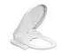 Сиденье для унитаза с биде «Krooch» Slim Aero elongated округлая с микролифтом белое, фото №1