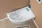 Ванна акриловая «Aquanet» Mia 140/80 с экраном с каркасом без сифона белая правая, фото №9