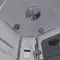 Душевая кабина «Niagara» NG-301-01 90/90 низкий поддон прозрачная с матовой полосой/белая с гидромассажем с электрикой, картинка №6
