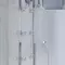 Душевая кабина «Niagara» NG-306-01 90/90 низкий поддон прозрачная с матовой полосой/белая с гидромассажем с электрикой, фотография №3