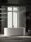 Ванна акриловая «Sancos» Fiori 170/80 с каркасом с сифоном белая, картинка №6