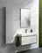 Мебель для ванной подвесная «Clarberg» Logic 80 белая/чёрная, фото №1