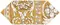 Настенный декор «Kerama Marazzi» Алмаш 2 34x14 HGD\B513\35000 жёлтый, фото №1