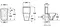 Унитаз компакт безободковый «Aquanet» Fine-C Rimless 273786/273787 белый с сиденьем дюропласт с микролифтом белое, картинка №2