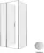 Душевой угол-ограждение «Allen Brau» Priority 100/90 прозрачный/серебро без поддона универсальный, картинка №2