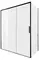 Душевое ограждение «Aquanet» Pleasure Evo AE65-N150-BT 150/90 прямоугольный прозрачный/чёрный  универсальный без поддона, картинка №2
