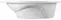 Ванна из литьевого мрамора «Эстет» Грация 170/94 без опор без сифона белая правая, картинка №2
