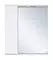 Зеркало с шкафчиком «Misty» Лира 60 с подсветкой белый левый, фото №1