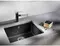 Мойка для кухни «Blanco» Rotan 500-U 53/46 искусственный камень черный, фотография №3