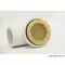 Гидромассажная ванна акриловая «Whitecross» Wave Slim 170/75 Line Nano с каркасом с сифоном белая/золото, изображение №4