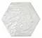 Настенная плитка «Prissmacer» Rain Hex Glossy 22,8x19,8 78803260 bianco, фото №1