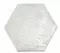 Настенная плитка «Prissmacer» Rain Hex Glossy 22,8x19,8 78803260 bianco, изображение №4