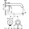 Внешняя часть смесителя «Hansgrohe» Tecturis S 73351000 хром, картинка №2