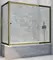 Шторка на ванну стеклянная «Vegas Glass» ZV+ZVF Tur Novo 150/75 Crystal vision/бронза универсальная, фото №1