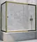 Шторка на ванну стеклянная «Vegas Glass» ZV+ZVF Tur Novo 170/85 Crystal vision/бронза универсальная, фото №1