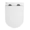 Подвесной унитаз безободковый «Lemark» Glazer 9614003 белый глянцевый с сиденьем дюропласт с микролифтом белое, фото №9