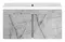 Тумба с раковиной «Misty» Торос 100 (Alice 100) подвесная серый мрамор, фото №1