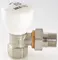 Клапан радиаторный «Valtec» VT.007.N.04 1/2"-1/2" угловой ВР-НР (американка) никель, фото №1