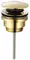 Донный клапан для раковины «AQUAme» AQM7003GG с механизмом Клик-Клак glossy gold, фото №1