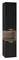 Пенал «Brevita» Bergen 35 подвесной чёрный матовая эмаль/дуб Галифакс олово правый, фото №1