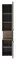 Пенал «Brevita» Bergen 35 подвесной чёрный матовая эмаль/дуб Галифакс олово правый, изображение №4