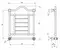 Водяной полотенцесушитель «Migliore» Edward 20317 68/85 бронза, картинка №2