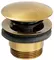 Донный клапан для раковины «Migliore» Ricambi 31773-BR универсальный с механизмом Клик-Клак бронза, картинка №2