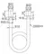 Душевой шланг «Caprigo» Parts 98-515-BRG 150 см матовое золото, картинка №2