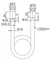 Душевой шланг «Caprigo» Parts 98-515-NER 150 см чёрный матовый, картинка №2