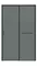 Душевая дверь «Grossman» Style 100.K33.05.100.21.10 100/195 тонированная/чёрная матовая без поддона, картинка №2