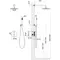 Душевая система «Timo» Saona SX-2369/16SM белая матовая, фотография №3